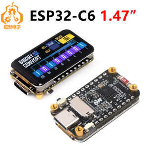 ESP32 C6 Development Board 1.47 Inch LCD Display 172x320 with RGB Light SD Slot Compatible Arduino Spotpear Electronic Component