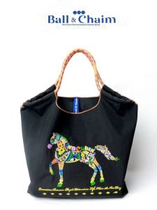 Fashionable Large Capacity Ball Chain Embroidery Shopping Bag Womens Single Shoulder Bag Urban Minimalist Style Daily Match