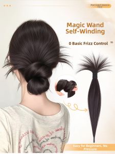 TIANZHEN | Self-tying Low Bun Wig Circle Hair Accessory