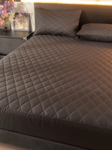 Sarung Tilam Kalis Air 100% Waterproof Mattress Topper Cadar Elastic Fitted BedSheet Cover Tahan Air Mattress Pad Cover Queen Fast Delivery Malaysia