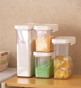 Classy Luxe Laundry Powder Storage Box Household Laundry Beads Storage Tank Laundry Detergent Special Container Sealed Storage Box