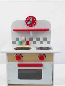 Hape | Bộ Đồ Bếp Đỏ & Trắng Phong Cách Retro cho Trẻ Em Giáo Dục