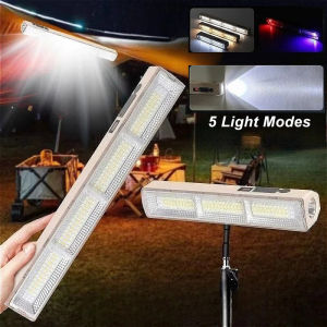 22/32/42cm Portable Camping Lamp Rechargeable Night Market Light High Brightness LED Magnetic Lamp Tube Outdoor Camping Lighting