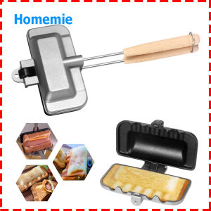 Double Sided Sandwich Pan Non Stick Foldable Grill Frying Pan for Bread Toast Breakfast Machine Pancake Maker BBQ Cheese