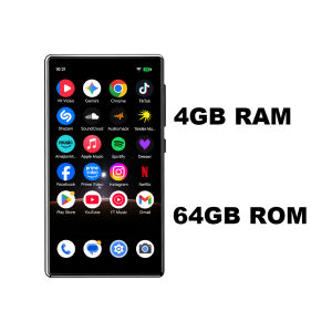 Famue | Smart WiFi MP3/MP4 Player with Play Store Android 13 4.7 inch 8-Core Processor Download Apps SpotifyDeezer6G RAM64G ROM