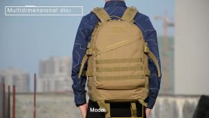 【UNI ACE】40L 3D Tactical Military bag Outdoor Hiking Camping Backpack