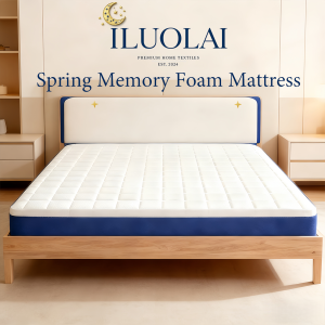 ILUOLAI Premium 8.1 inch bed mattress Memory Foam Spring Mattress Single/Twin/Double/Queen/King Size Optional foam for bed 2 person bed foam for single bed foam mattress with foam for bed family size sale mattress foam bed