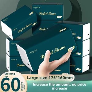 MONLEYTA | Affordable Large Size Baby Facial Tissue Paper Boxed Wholesale Home Use Wet Wipe Capable Soft Packaged Plain Scented Tissue