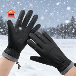 Touchscreen Warm Gloves Outdoor Cycling Driving Motorcycle Waterproof Cold Gloves Windproof Non-Slip Womens Men Winter Ski Glove