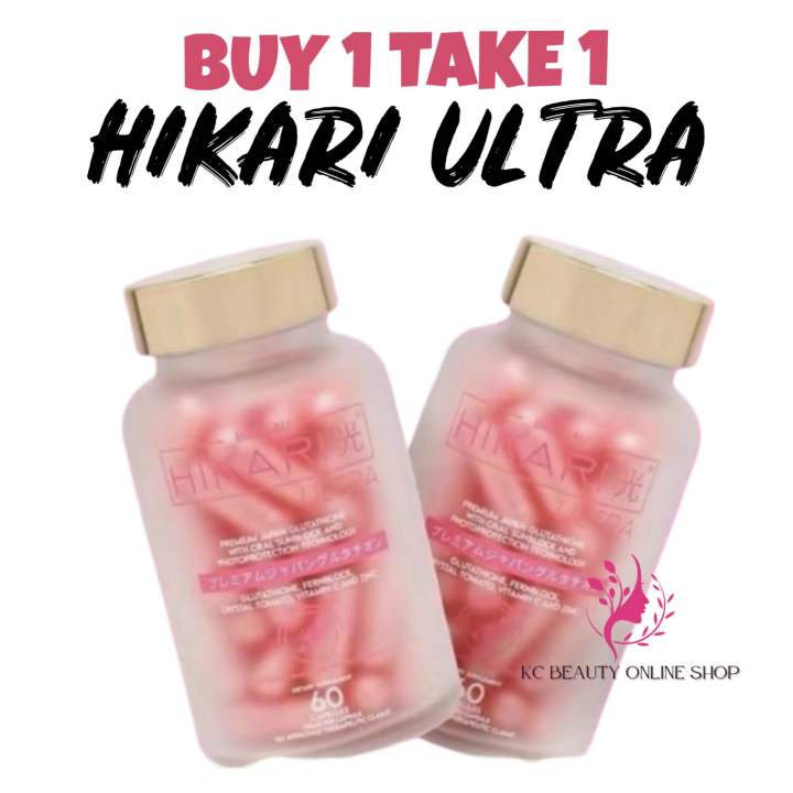 BUY 1 TAKE 1 HIKARI ULTRA GLUTATHIONE 60Capsules Collagen Glutathione  Supplement Multi-Pack Glutathione Capsules Set Of Glutathione Capsules -  Lazada