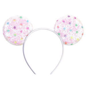 Disney | Fashion Disney Hairband Shining Mickey Minnie Mouse Ear Headband For Daily Party Wear Cute Parent Child Girls DIY Hair Accessory