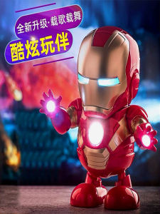 Đồ Chơi Robot Iron Man Nhảy Đèn Điện Âm Nhạc Cho Trẻ Em Trai Gái Quà Tặng Đồ Chơi Mô Hình Biến Hình Đồ Chơi Trẻ Em