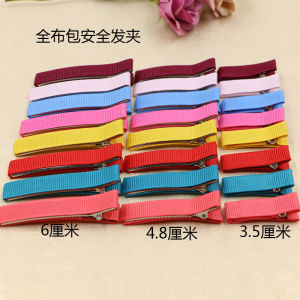 DIY K-style Hair Accessories Material 20 Colors 4.8 3.5 Handmade Full Cloth Bag Safety Hair Clip Side Clip Hairpin