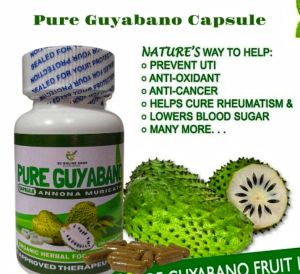 GUYABANO CAPSULE (100 Capsule) Organic Herbal food Supplement / Anti Diabetic/ Bukol/Cancer/immunoBooster