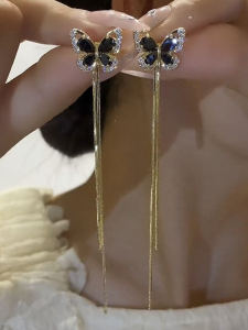 Qin Ruoyi Alloy Silver Plated Gold Plated Bear Piglets Small Animals Earrings Japan South Korea Style for Female