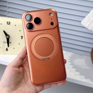 For Magsafe 360 Rotating Bracket Matte Armor Phone Case for iPhone 18 17 Pro Max 18 Pro Ultrathin Lens Protection Magnetic Cover