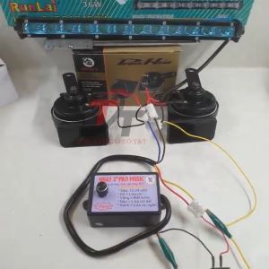 Combo Nhại 12 Pro cùng còi Nhật Senka điện 12V và 24V. Âm thanh cực chất độ chế ô tô xe tải