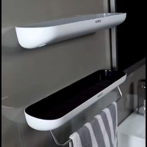 Ecoco Self-adhesive Towel Holder: A Smart Bathroom Organizer & Kitchen Wipes Solution