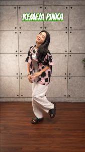 EVERNEXT - KEMEJA PRINTING PINKA PRIA KEMEJA HAWAII PRIA KEMEJA VINTAGE KEMEJA PANTAI PRIA TERBARU