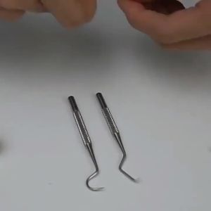 [ZY]Stainless Steel Toothpick Set Tooth Flossing Reusable Toothpicks Portable Toothpick Floss Teeth Cleaner Oral Cleaning[ZY]