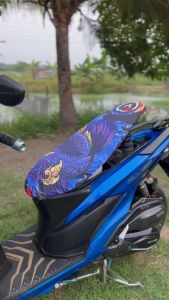 COVER JOK MANTEL AKNA DRAGON SEAT COVER JOK ANTI AIR/SARUNG JOK ANTI AIR/PELINDUNG JOK CAKAR KUCING/COVER JOK VARIOCOVER JOK MIO/COVER JOK SCOOPY/COVER JOK BEAT ALL MOTOR Cover Jok Motor Exclusive Gibsprotect Spesial Warna Jet Black Efex Daun Talas Sarung