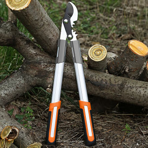 Long Length Strong Scissors Gardening Special Effortless Non slip Handle Grip Pruning Ratchet cutter Scissors Gardening Tool 