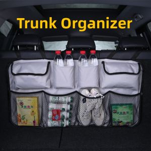 Aion Y S V plus Car Trunk Storage Bag Vehicle Mounted Net Pocket Automobile Accessories Business Style Anti-Pressure