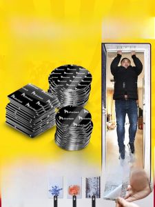 เทปสองหน้ากันน้ำหนาโปร่งใสทนความร้อนสำหรับติดผนังสำนักงาน อุปกรณ์สำนักงาน เครื่องมือติดตะขอ ไม่ทิ้งคราบ ทนทานต่อการลอกออก