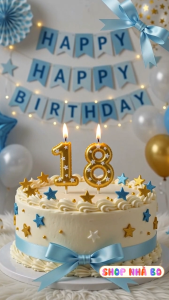 Nến Sinh Nhật Số Tuổi 0-9 Màu Vàng Ánh Kim Sao Nhà Bo Trang Trí Bánh Kem Đèn Cầy Happy Birthday Sang Trọng