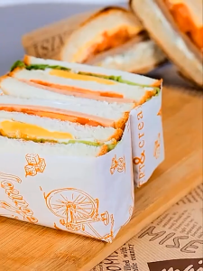 【BUY 1 TAKE 1】 Food Grade Greaseproof Paper Disposable Oil Absorbing Wrapping Paper Baking Paper   Paper for Burger Sandwich Fries BBQ Air Fryer Baking (50/100PCS)  In Babalux