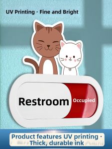 RUIKELAIXIANG | Occupancy Toilet Sign No Smoking Do Not Disturb