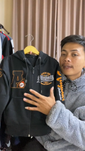 KAY Jaket Hoodie Zipper Anak Inisial A-Z Laki Laki Perempuan Umur 3 4 5 6 7 8 9 10 11 12 13 Tahun