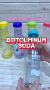 Botol Minum Transparan BPA FREE Model Botol Soda 550ml / Soda Bottle Sports