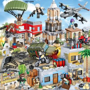 High Assembly Military Police Car Toy Blocks for Boys 10 Years Old Childrens Educational Toys Chinese Brand Tangbao Renren