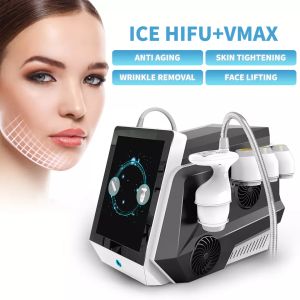 Frozen Vmax hifu 2 IN 1 Painless Wrinkle Removal Anti Aging Face Lift SMAS Lifting HIFU Machine 7D 8D ICE HIFU High Intensity Focused Ultrasound Frozen HIFU