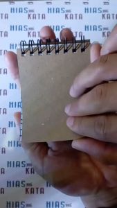 Desk Memo Pad aesthetic Notepad mini meja spiral 36 sheets