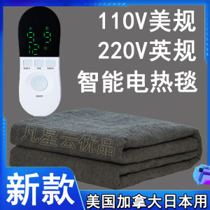 Dual Control Temperature Adjustable Electric Blanket 110V Single Double Person Home Dormitory Boat Use Hong Kong