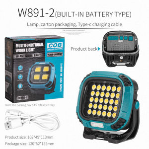 ESMARTER | Multi-Functional COB Rechargeable Working Lamp Portable Magnetic Floodlight Outdoor Camping Emergency Repair Highlight Lamp W893