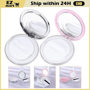 【Fast Shipping】 5g Portable Empty Cosmetic Sifter Loose Jar Container Puff Box Powder Compact Container with Mirror Reusable Powder Case