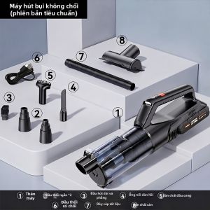 Máy Hút Bụi Không Dây Mạnh Mẽ Cho Ô Tô và Nhà