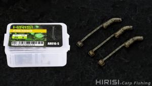 Hirisi 25/50pcs Hook Sleeves Ready D-rig Aligner Hooks Anti Tangle Sleeves Pop Up Boilies Terminal Tackle Carp Fish Accessories