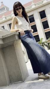 Wara Curved maxi skirt - K03 K06 K07