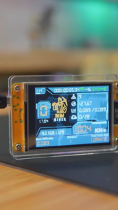 Nerd Miner เครื่องขุดเหรียญ จอ 2.8 นิ้ว แรงขุด 1060KH/s ESP32 Solo Lottery Block พร้อมขาตั้งและสายชาร์จ