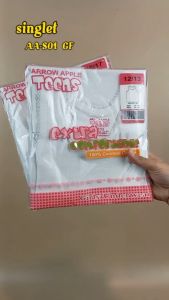 Kaos Singlet Anak Remaja Perempuan Arrow Apple AA-S01GF Isi 1Pcs