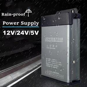 AC180V-260V To DC 5V/12V/24V/36V/48V Switch Transformer Rainproof Power Supply Outdoor Adapter 350W 400W 600W SMPS With Filter
