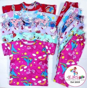 EJRS - Best Quality SLEEPWEAR Terno Pajama for Kids Random Cotton Spandex ( Infant to Adult ) Lowest Price & Direct Supplier