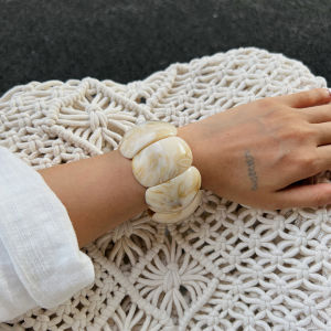 Ingemark Thanh Lịch Nhựa Acrylic Hình Học Kiểu Lắc Tay Bộ Nữ 3 Kiểu Y2K Boho Vòng Tay Rộng Thời Trang Trang Sức Thẩm Mỹ