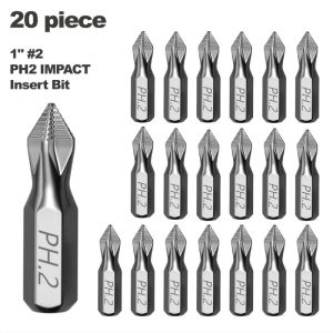 1Inch PH2 Impact Screwdriver Bit - Perfect for Plastic Wood and Metal Projects!