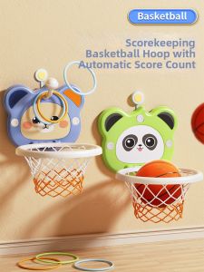 TEMiTANGMI | Wall-Mounted Home-Use Foldable Silent Childrens Basketball Hoop