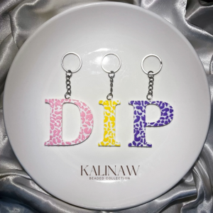 KALINAW Leopard Personalized Letter Keychain/ Giveaways I Premium 3D Printed PLA